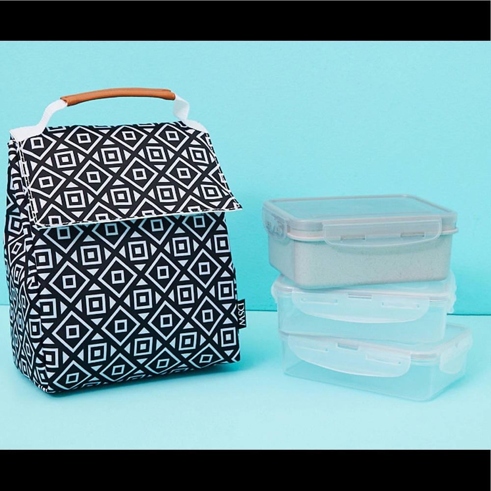 DSW Lunch Tote with 2 containers